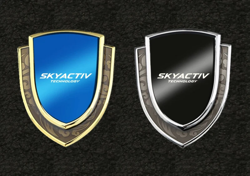 car stickers 3D metal accsesories auto accessory for Mazda skyactive 2 3 5 6 8 cx3 cx4 cx5 cx7 cx8 cx9 cx30 mx5 rx8