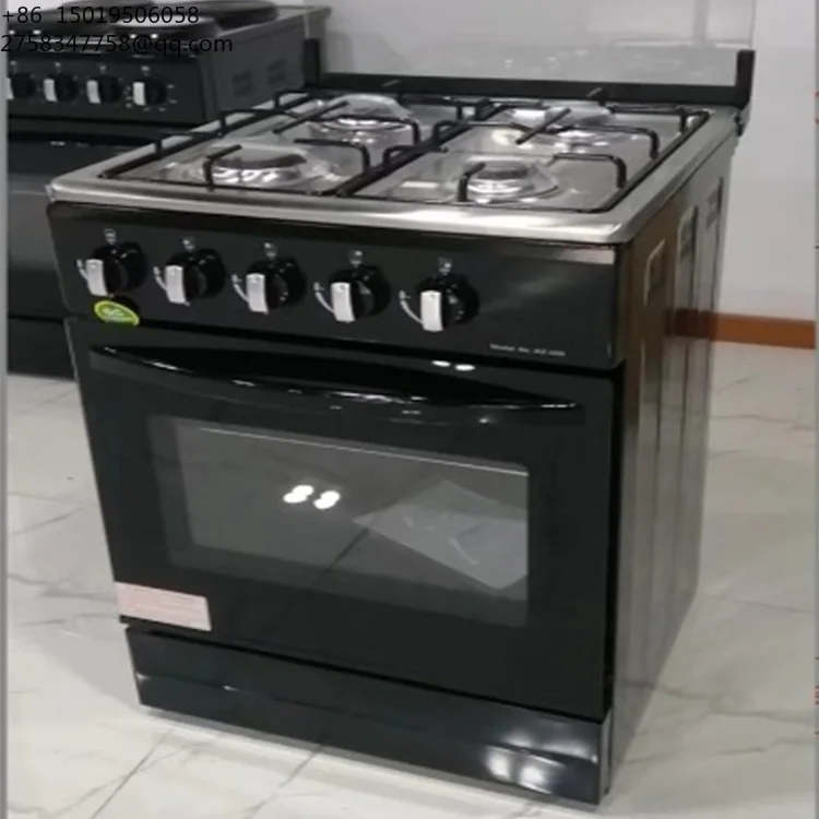 Freestanding 4-G=as Burner Induction Electric Cooker Smart Stainless Steel Range LPG G=as Electronic Ignition Portable Household