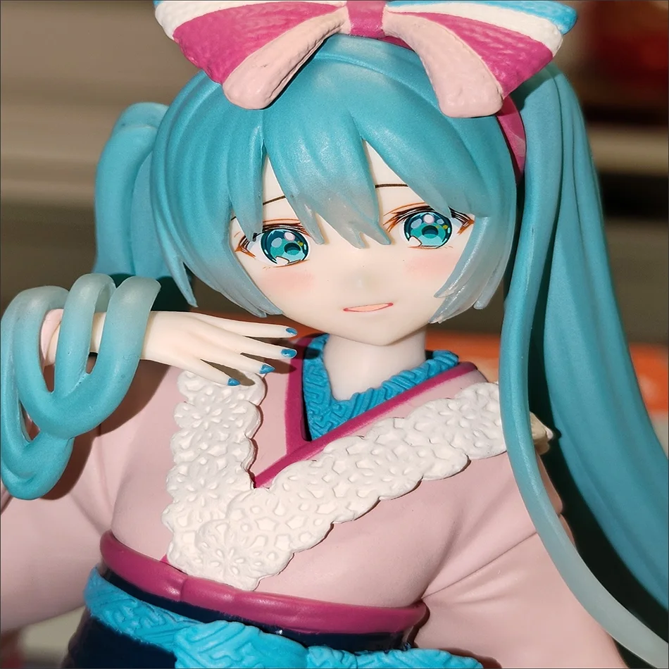 Em estoque vocaloid hatsune miku novo tóquio quimono pvc anime figuras de ação modelo brinquedos colecionáveis presentes
