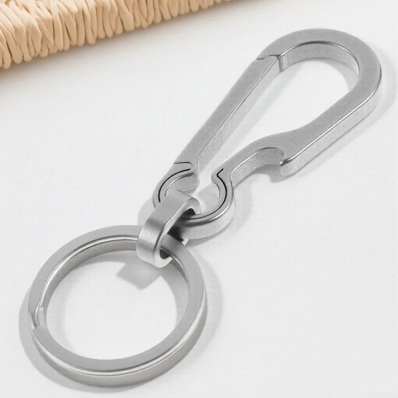 

Mini Carabiner Keychain With Bottle Opener Lightweight Durable Outdoor Camping Hiking Climbing Accessory Small Key Ring