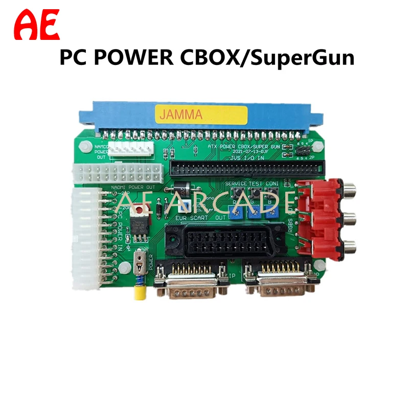 ATX Breakout Board PC POWER Connector CBOX/SuperGun/Naomi/SNK MVS/ CPS1/2/3/ Sammy ATOMISWAVE/IGS 20/24 Pin Cabinet Adapter