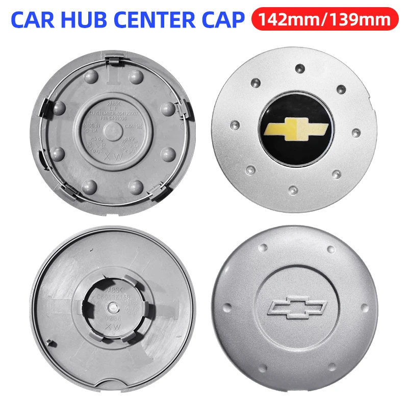 4 pieces 139mm 142mm 5491096 96452310 6/8 Hole Car Wheel Center Hub Cap logo for Chevrolet GM Lova Aveo sail Spark Trailblazer