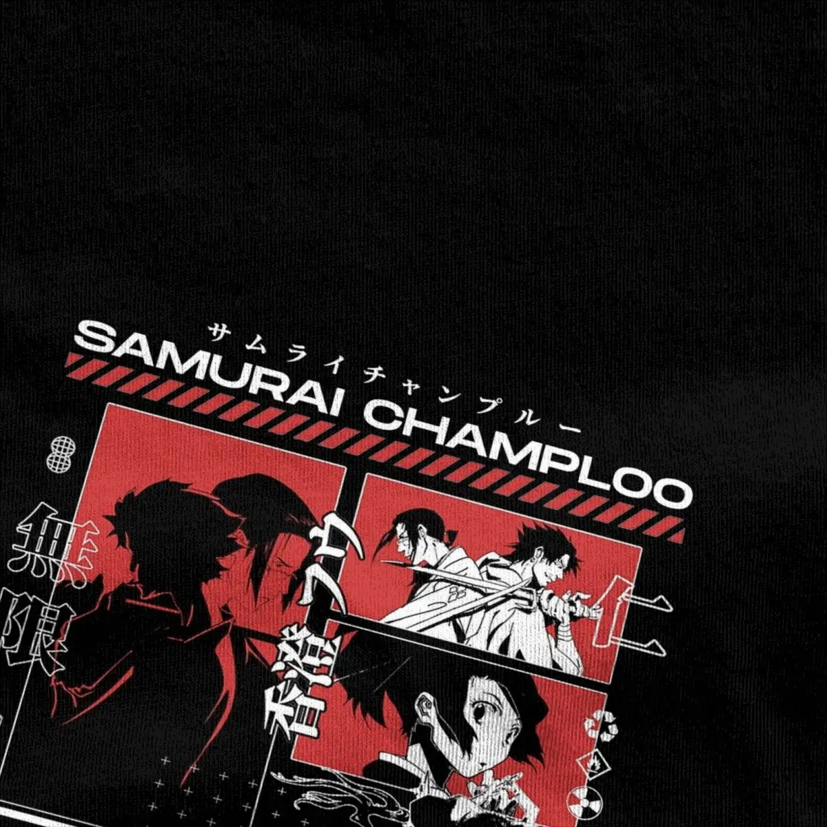 Samurai Champloo Mugen Jin T Shirt Men Women 100% Cotton Funny T-Shirts Crew Neck Tees Short Sleeve Clothes Plus Size