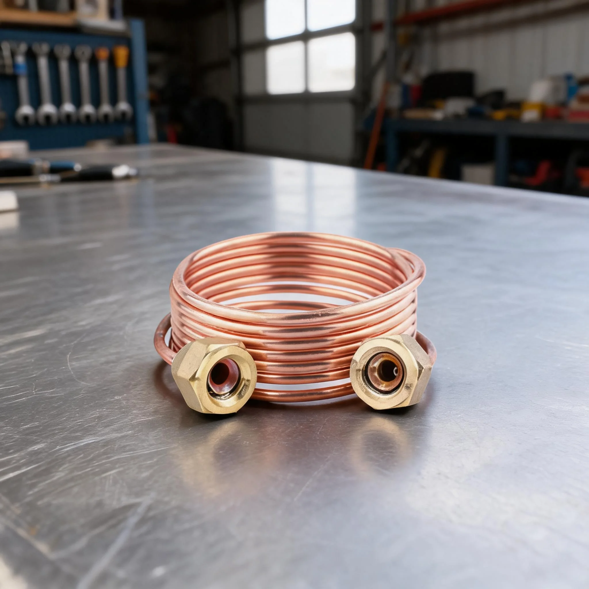 Copper Capillary Tube 3mm Diameter 1m 1.5m 2m Length For Refrigerator Air Conditioner Cooling System Repair Pipe HVAC Parts