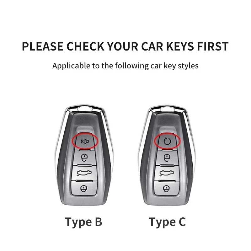 For Geely Coolray X6 X7 EX7 Geometry C Emgrand Global Kulrey Hawk GX7 Okavango NL3 SUV GT GC9 Suede Leather Car Key Cover Case