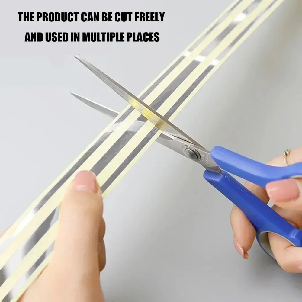 5 M Self กาวกระเบื้องสติกเกอร์กันน้ํา Wall Gap เทปปิดผนึกแถบกระเบื้องความงามตะเข็บสติกเกอร์ผนังตกแต่ง