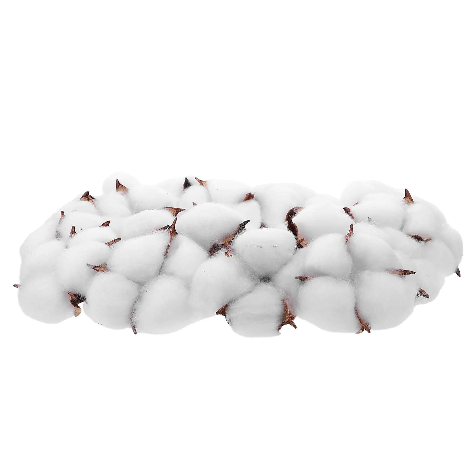 

Simulation Cotton Wreath Christmas Door Decor Farmhouse Wall Hanging Garland Artificial Home Garden Decoration