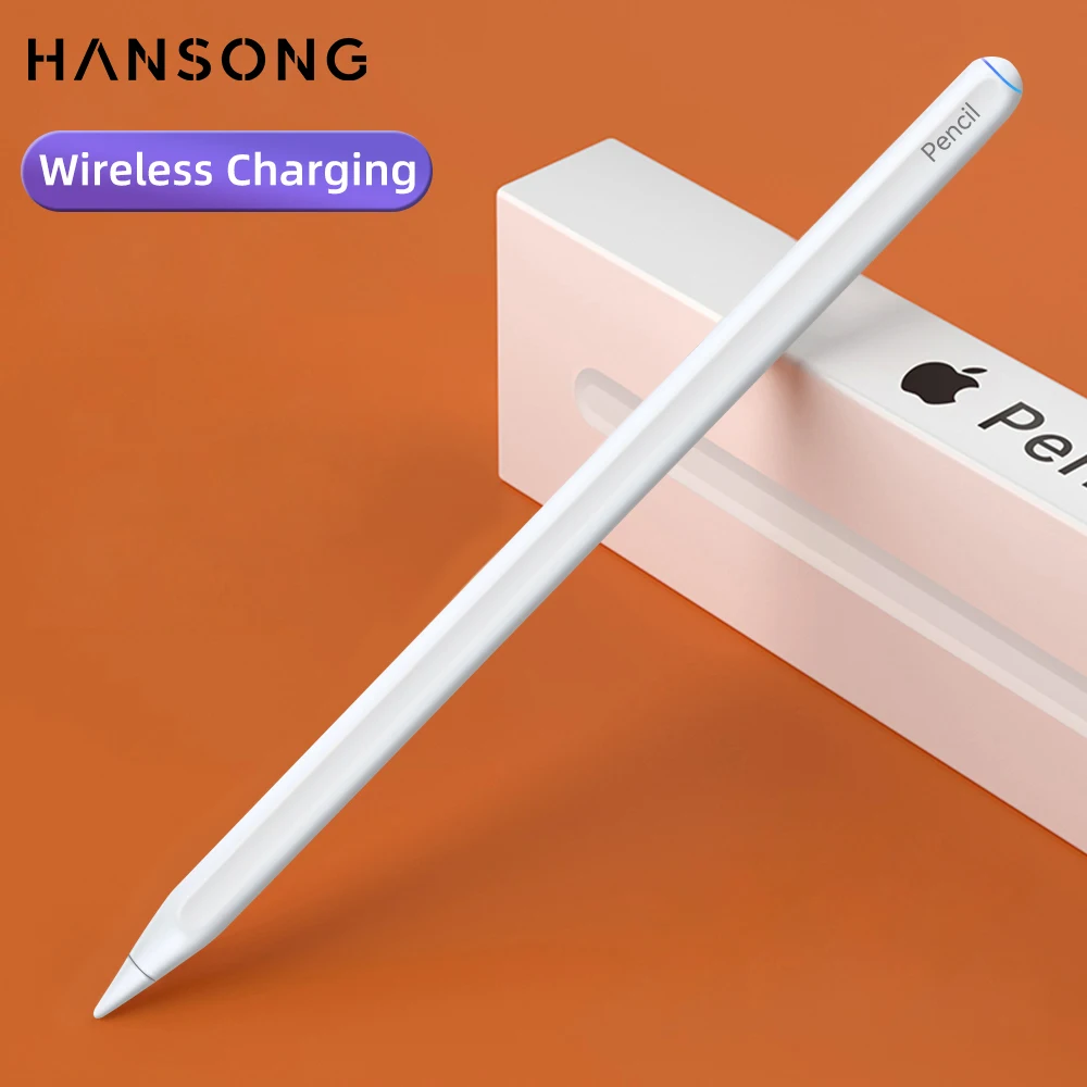 For Apple Pencil with Wireless Charging Pen Stylus For iPad Pencil Palm Rejection Tilt Pen for iPad Air 4 5 Pro 11 12.9 Mini 6