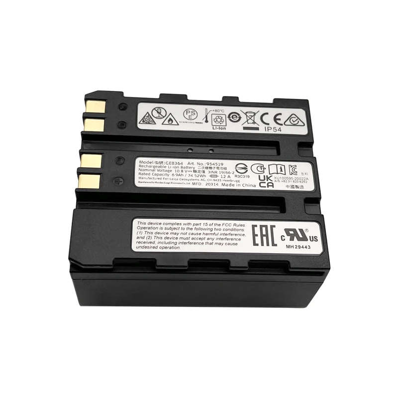 Batterie de remplacement GEB364 pour station totale Leica, série TZ05, TZ08, TZ12, GEB361, GEB363, 1PC