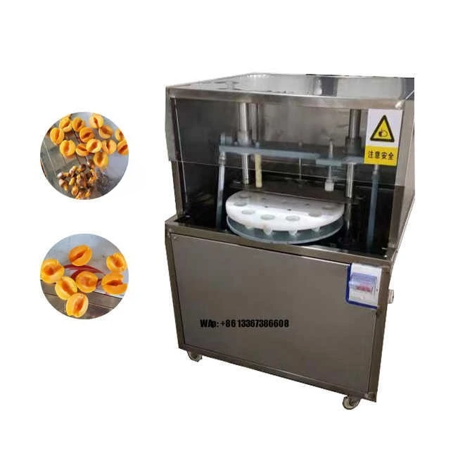 A high-quality cherry pit seeding machine made in China, a widely  jujube nucleation equipment with an engine core