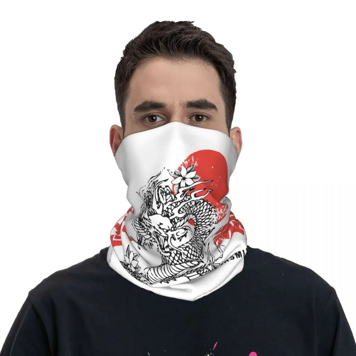 Jasmine Dragon Tea House  Bandana Neck Cover Printed Balaclavas Face Mask Scarf Outdoor Cycling Fishing Adult All Season