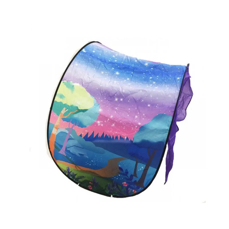 

For Boys Girls ABDL Cute Cartoon Pattern Bed Curtain Blackout Cloth Mosquito Nets Tent Bed Canopy Creative Bed Nets Cozy Decora