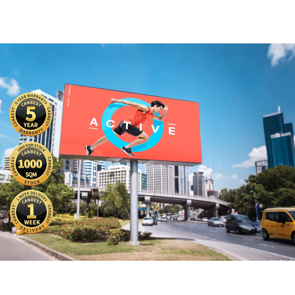 

10000 Nits Ultra High Brightness Waterproof Outdoor Aluminum Advertising Led Screen Display Digital Billboard Signage Board Sign