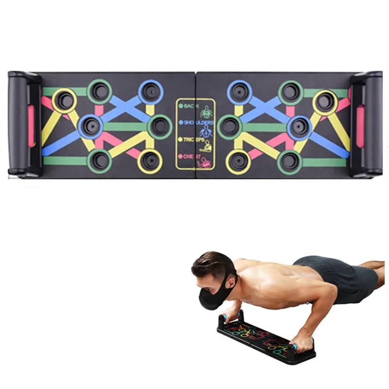 

1Pcs Portable Multifunctional Folding Push-up Board Exercise Fitness Equipment Abdominal Enhancement Support Muscle Exercise