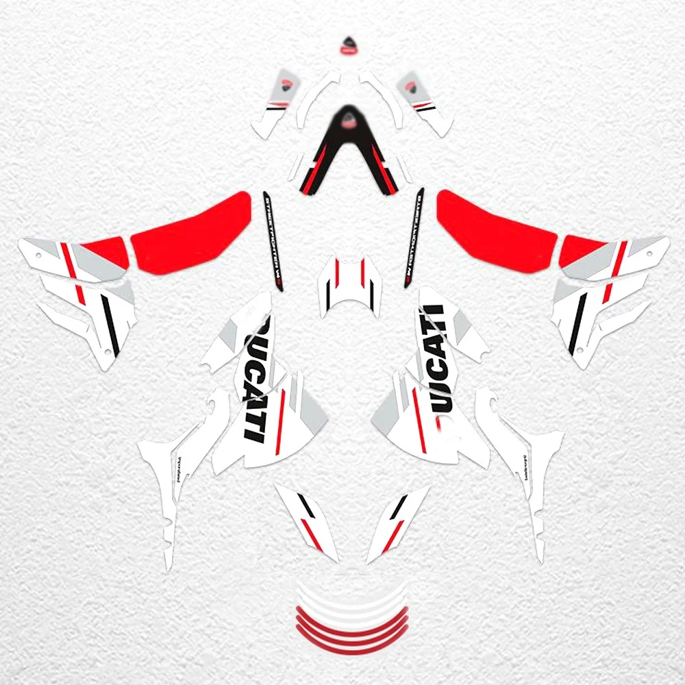 For Ducati Street Fighter V4 / s Motorcycle modification sticker body Decal color decorative film