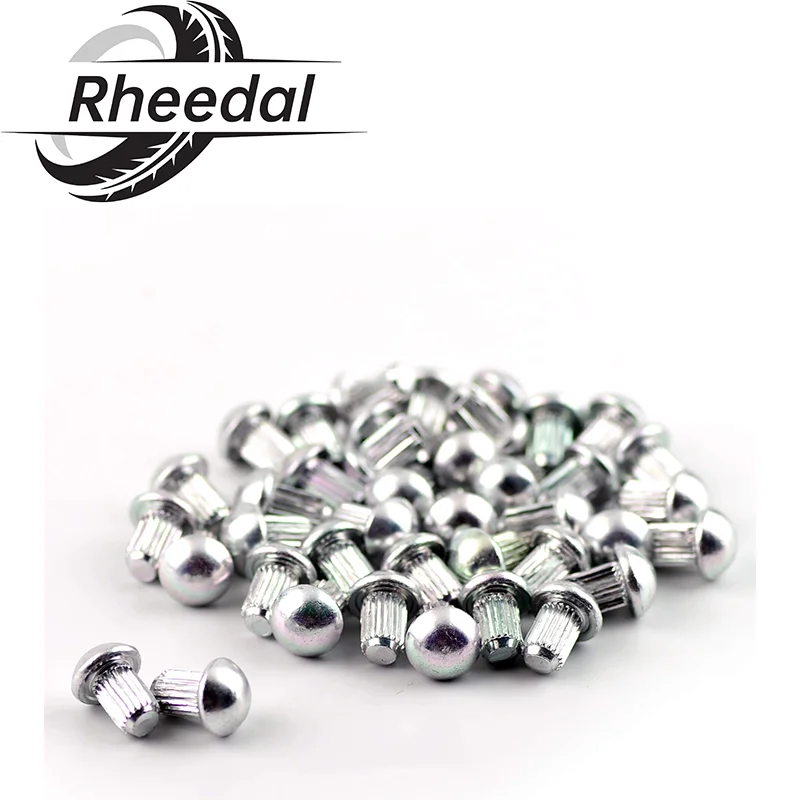 

Rheedal 25/100pcs 8.5mm/ 0.33" Spike Car Wheel Rivets For Universal Wheel Hub Decorative Nail Metal #ZSD31 Auto Parts Aluminum