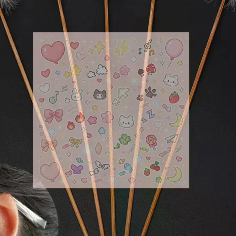 5Pcs Goose Feather Earpick Wax Remover Earpicking Ear Cleaner Stick Health Care