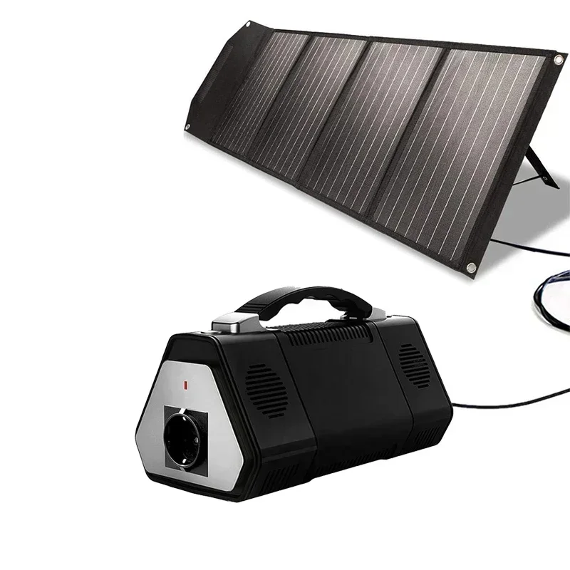 

Hot salesHot salesWholesale 155W 42000mAh Lithium Battery Power Supply Solar Generator Backup Portable Power Station