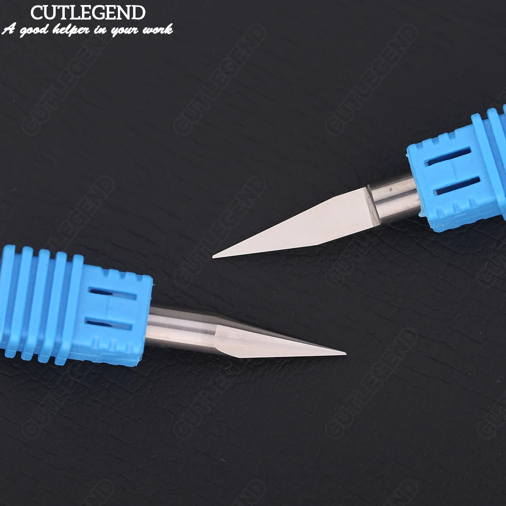 20/30/45/60/90/120 Degree CNC Router Bit 3.175/4/6mm Shank  Tungsten steel V Shape Engraving Bits alloy 3D Carving Milling Tools