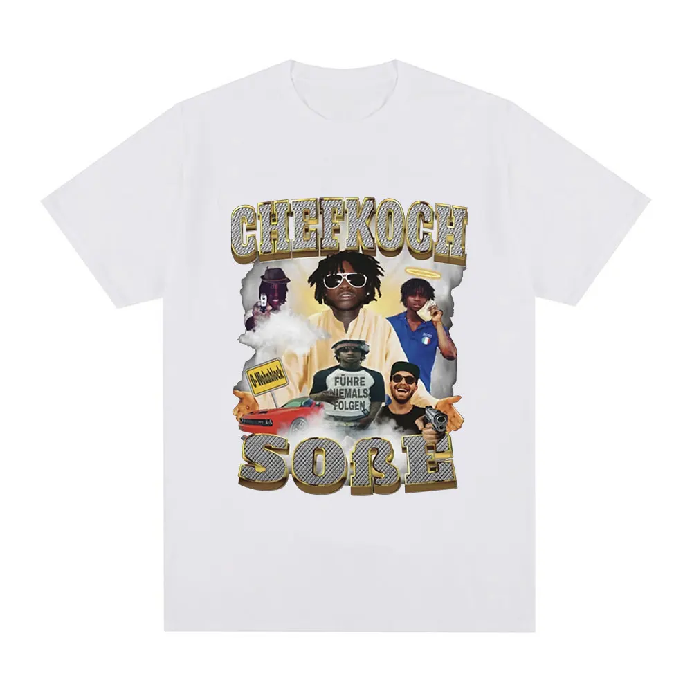 Rapper Chief Keef Graphic T Shirt Men Fashion Aesthetic Cool Short Sleeve T-shirt Casual Cotton Oversized T-shirts Streetwear