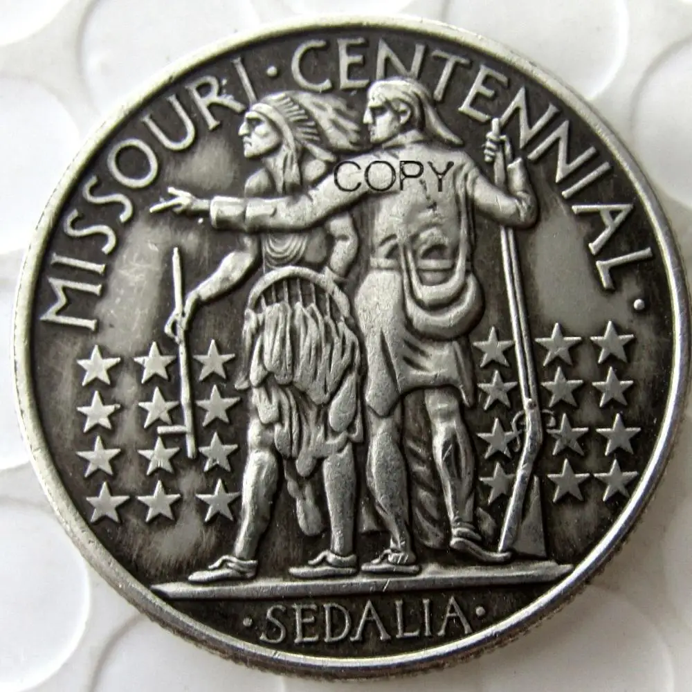 عملة تذكارية مطلية بالفضة ، الولايات المتحدة الأمريكية ، نصف دولار ، نسخة