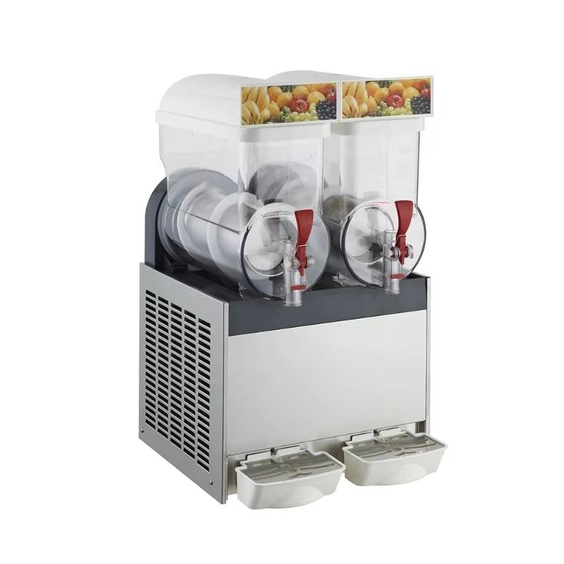 Ice Slush Machine Commercial Double Tanks Slush Machine