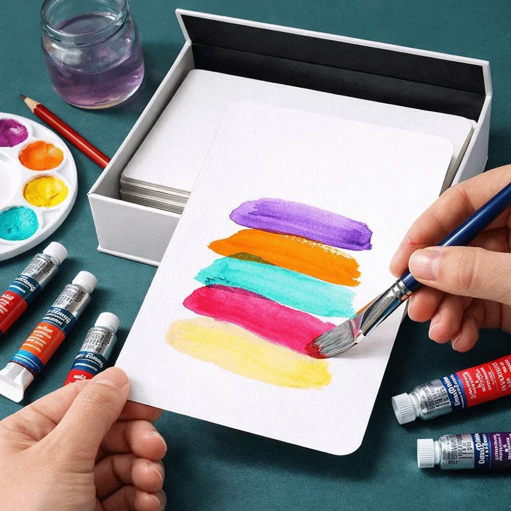Potentate Brand Fine Grain Watercolor Book Medium Grain Coarse Grain Artist-grade Paper Tin Box Watercolor Paper Sketching