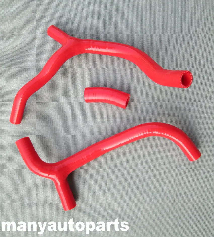 Kit de tuyau de radiateur en silicone rouge pour Honda CRF450 CRF450R 2009-2012 2010 2011