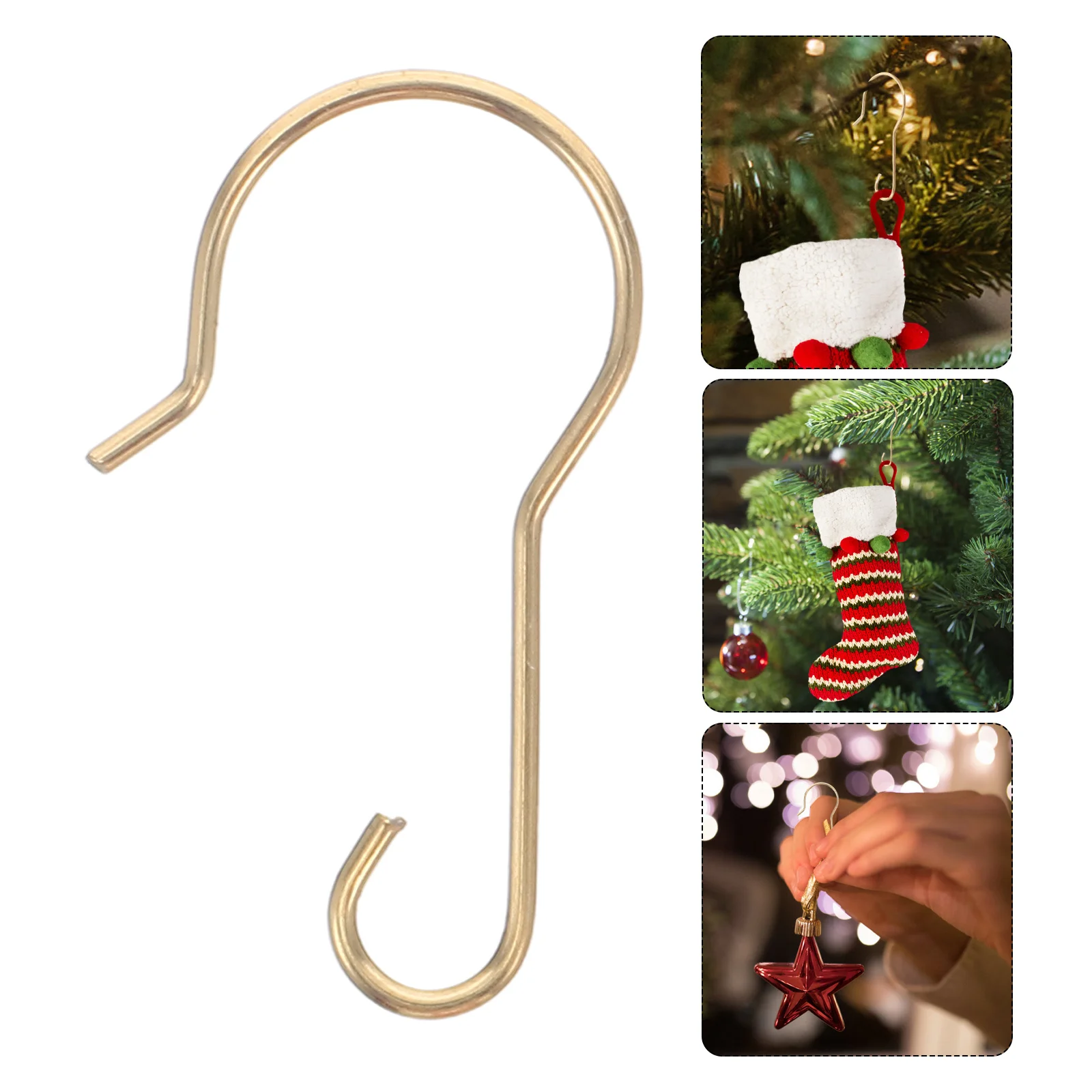 

200 Pcs Hook Garden Decoration Hanging Hooks for Mini Ornaments Decorations Lantern Ceiling