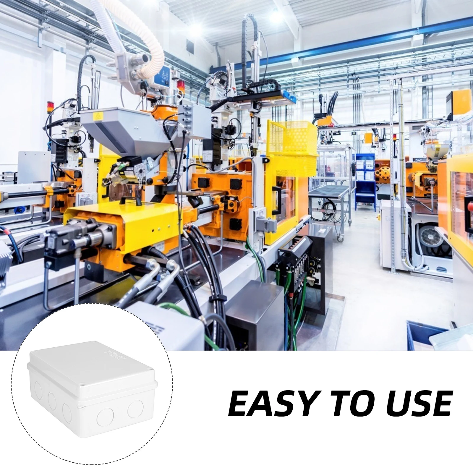 

Waterproof Junction Box ABS Material Farm Garden Outdoor Cable Wiring Box Electrical Protective Device Dustproof Connection