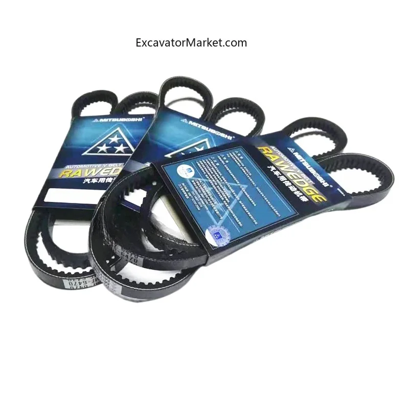 Excavator Spare For Caterpillar cat 320c 320 330d Air Conditioning Belt Triangle 6470 Belt Inlet Belt