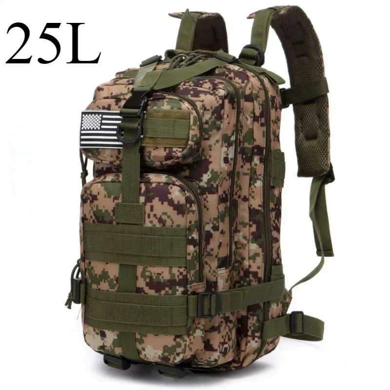 Thuram 25L/50L Taktischer Rucksack Molle Tasche Outdoor Taschen Rucksack für Wandern Camping Trekking Jagd Angeln GYM Taschen Rucksäcke 8
