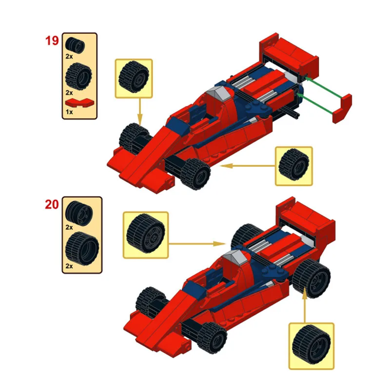 

MOC-44094F1 Формула BT46B Спортивный автомобиль Гоночный строительный блок Модель122ДеталиMOC Креативные строительные блоки для мальчиков и детей на день рожденияИгрушки Подарки