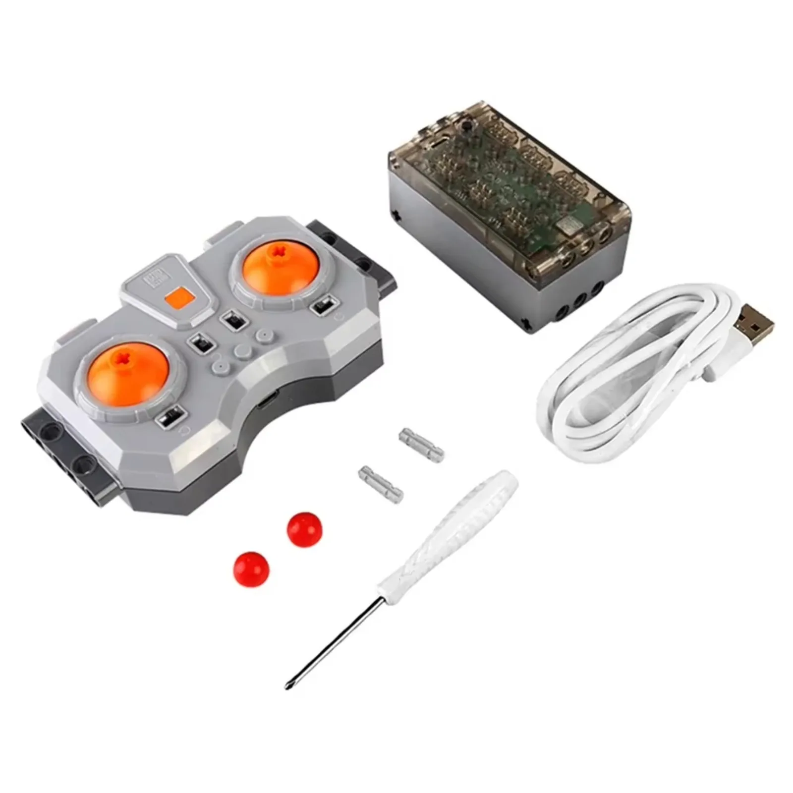 Remote Control Aplikasi 6CH Versi Kelas Atas Mould King 6.0 dengan Motor Linier & Pengisian Daya Cepat untuk Mobil Teknis MOC/PF
