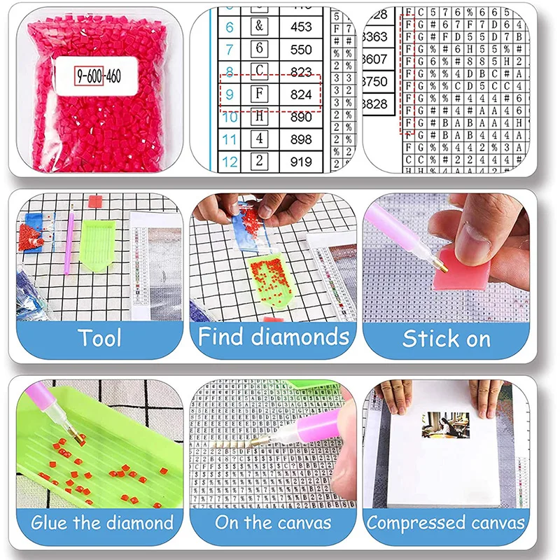AB diamond stone painting cross stitch Cartoon Witch 5D DIY embroidery rhinestone painting