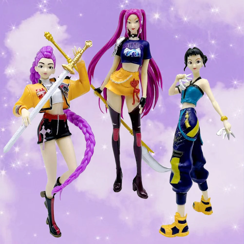 20 سنتيمتر جديد حار بيع أنيمي K-pop الفتيات عمل نموذج لجسم لعبة رومي ميرا زوي حلية جمع أرقام لعبة مجسمة للطفل هدية #1
