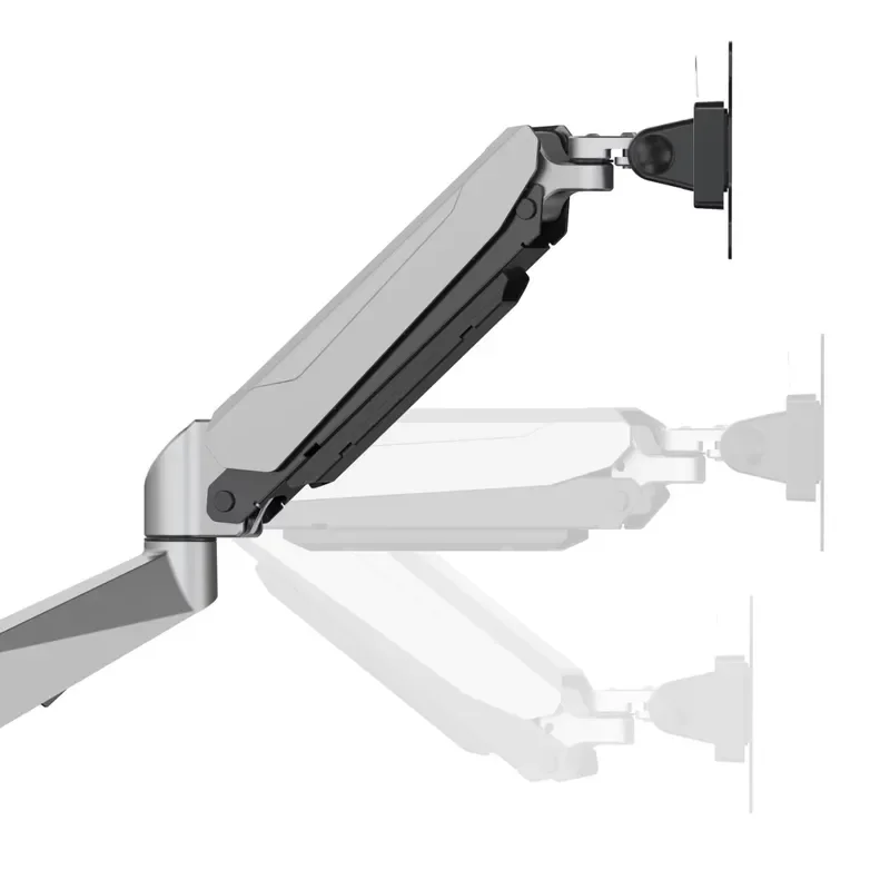 V-mounts VM-GM312W Single Stand Wall Mounted Spring Arm Alloy Steel Height Adjustable for 15-32 Inch Screens 8kg