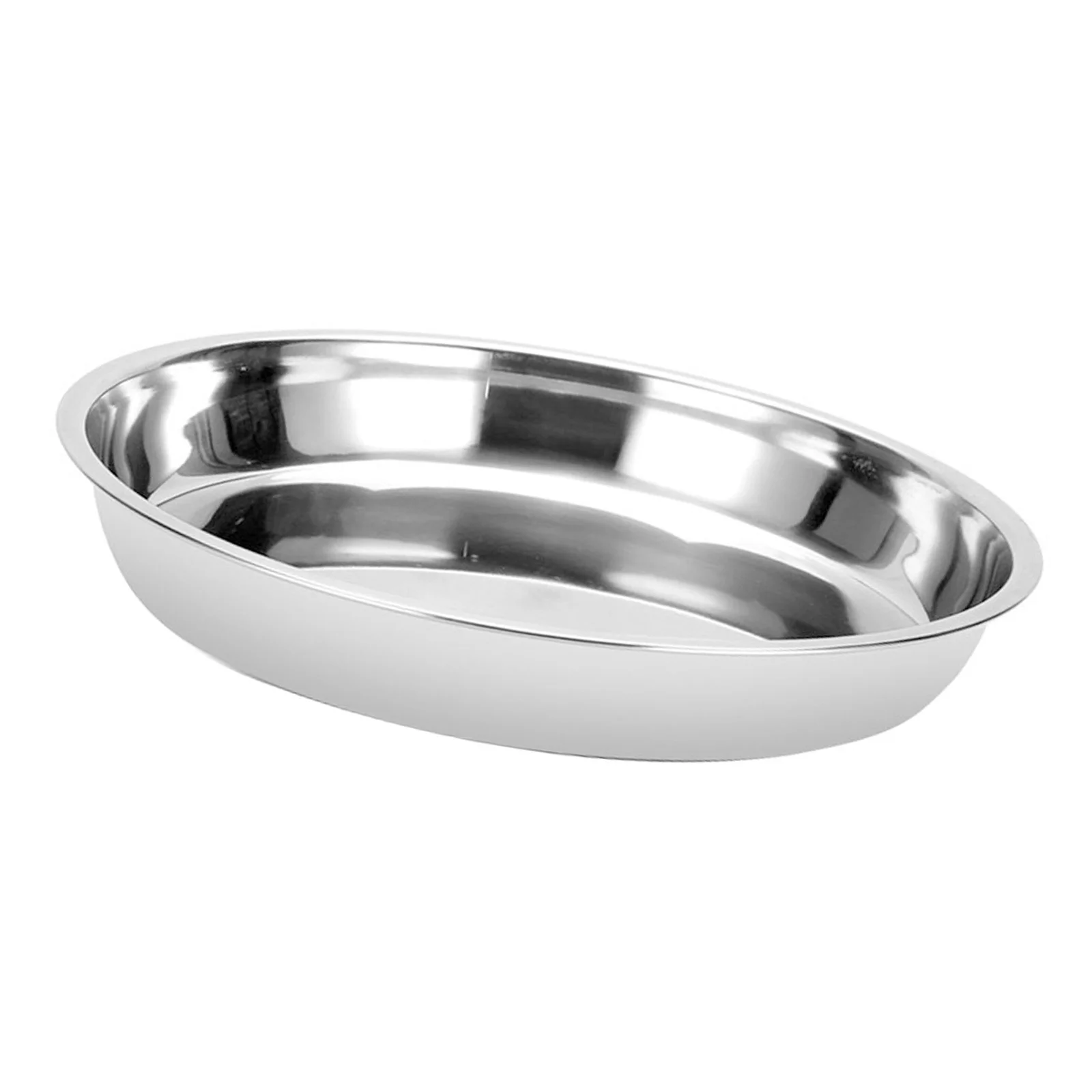 

1Pcs Round Stainless Steel Barbecue Plate Modern Food Holder for Bbq Picnic Parties Graduation Camping Dessert Serving Tray