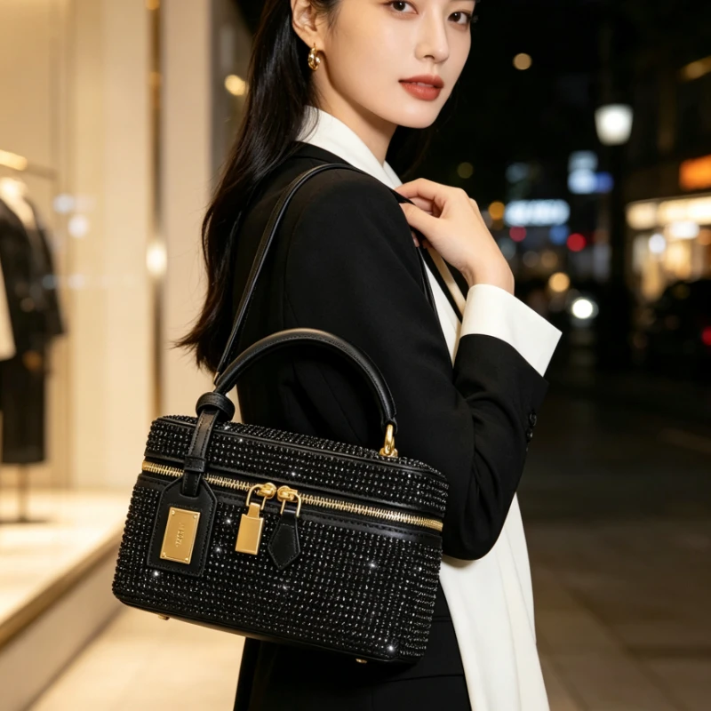 Elegant Leather Tote Bags For Women, Stylish Crossbody Bag For Ladies With Popular Classic Luxury Brand Charm