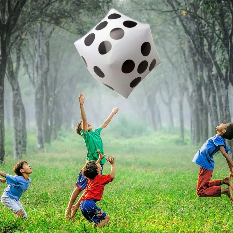 【FAST-SALE】12 Pack Jumbo Inflatable Dice 12 Inch Giant Inflatable Jumbo Dice Large Inflatable Dice For Game Pool