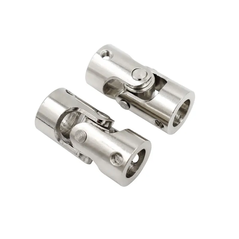 2/3/3.17/4/5/6/6.35/8/10mm Boat Car Shaft Coupler Motor Connector Metal Universal Joint Coupling Rc Boat Car Metal Cardan Joint