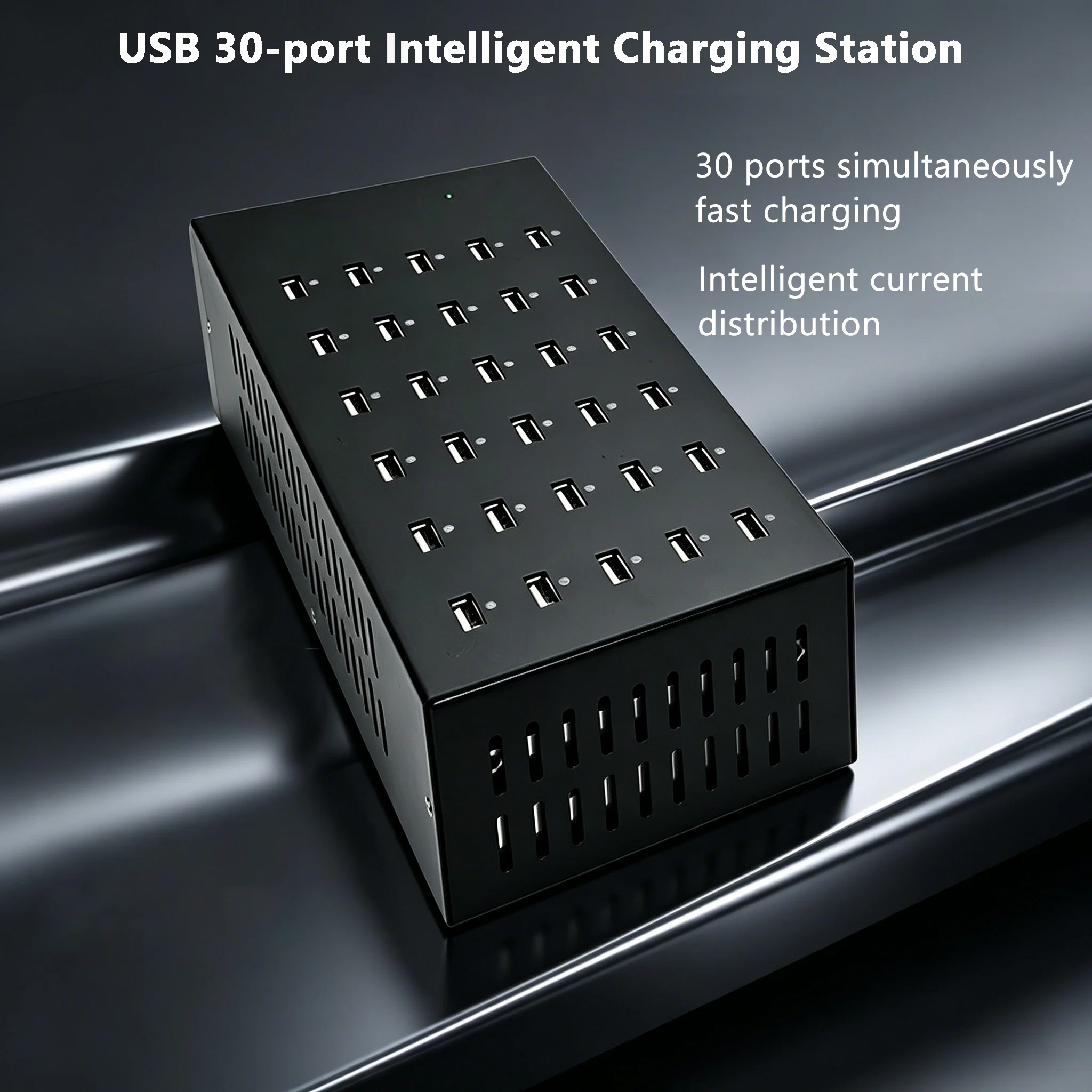 

10 20 30 Ports USB 2.0 Charging Station Fast Charger Universal Desktop Power Adapter For Mobile Phone Multi Devices