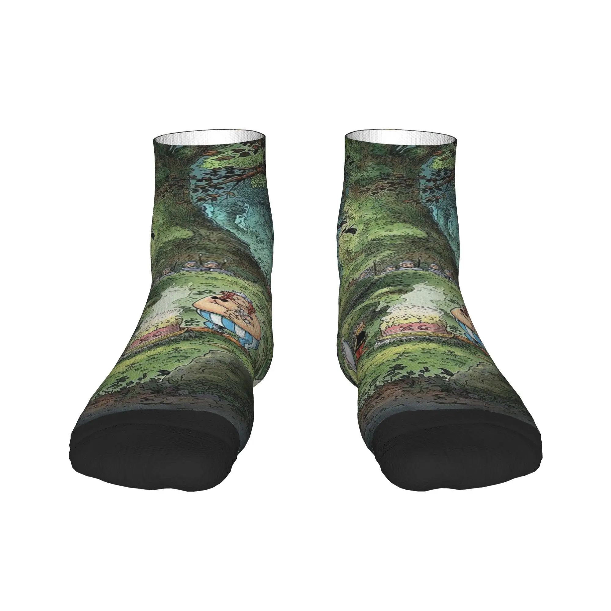 Calcetines Asterix y Obelix Harajuku medias de alta calidad calcetines para todas las estaciones accesorios para regalos unisex