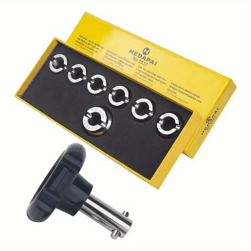 Watch Back Case Opener for Rolex Tudor Professional Watchmaker Key Closing Waterproof Tool Repair Set