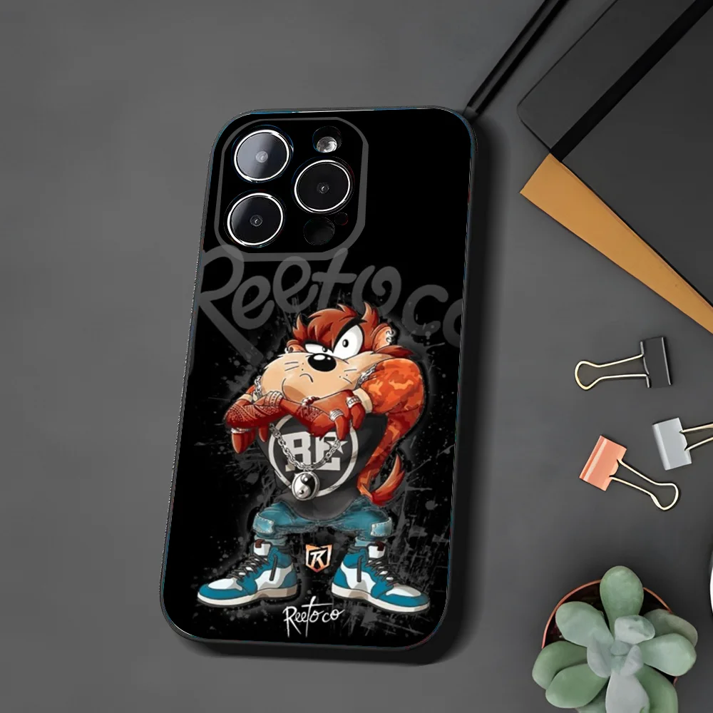 Tasmanian Devil Taz Phone Case For Iphone16 15 11 13 14 Pro Max Plus X Xr Xs Max 12mini Cover Case