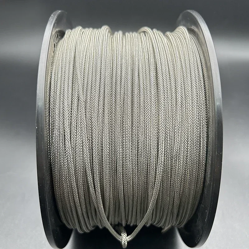 1/5 Meter Metallic Shield Cable Cloth-covered Waxed One Core Braided Shield Vintage-style Pushback Guitar Wire