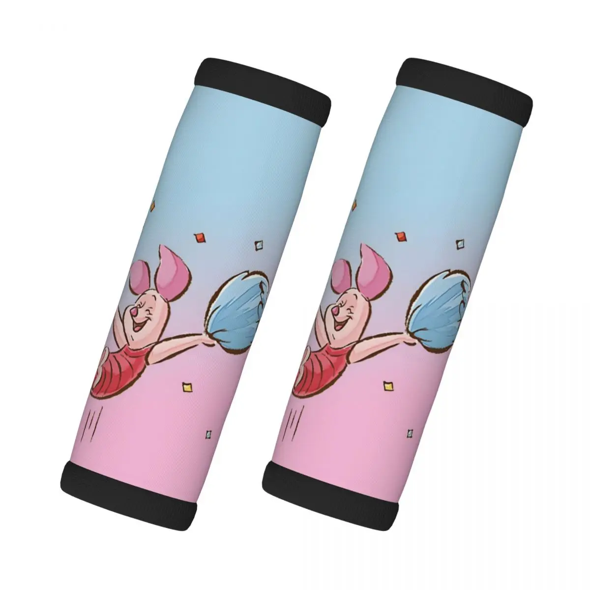 

Пользовательские Happy Piglets Большой фильм 2 шт. Ручка для багажа Обёрточная бумага Ручка для чемодана Идентификатор Ручка Неопреновая ручка для двери багажа