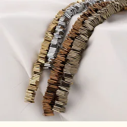 Hematite Beads Necklace for Bracelet Making Women's Fashion Earrings Jewelry Making DIY Hematite Accessories