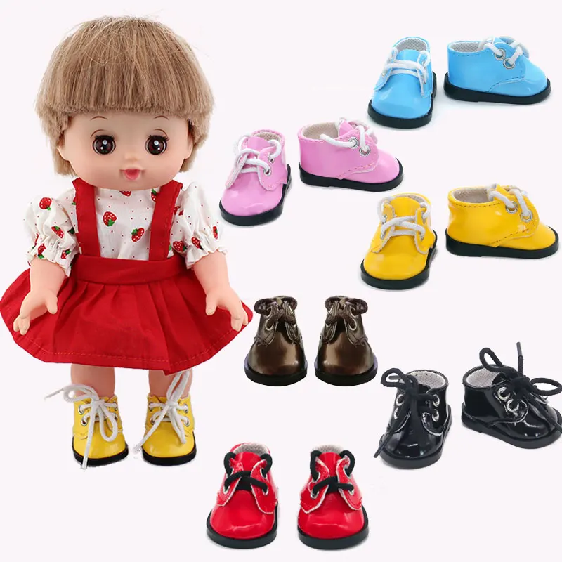 

2022 New Leather shoes for 25cm Mellchan Baby Doll Clothes Accessories