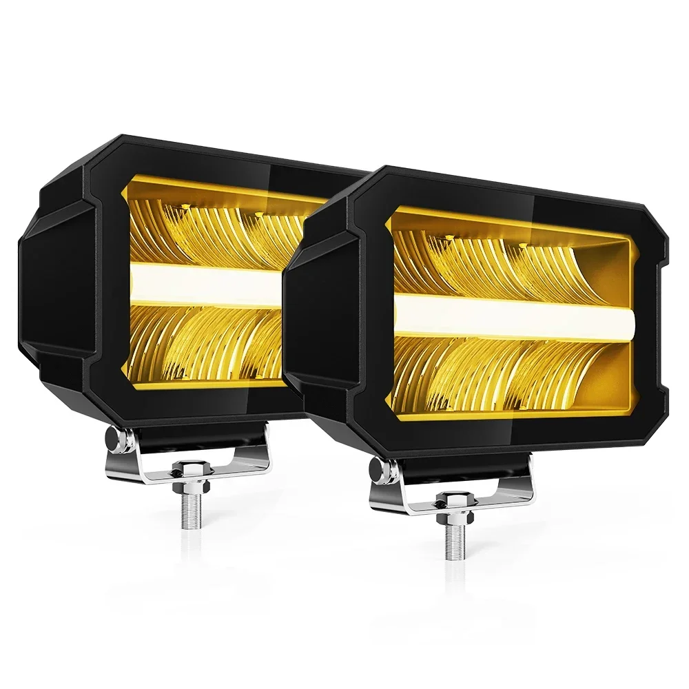 

MICTUNING 2PCS 3Inch 50W Bezel-Less LED Pods Light,1800LM LED Driving Fog Light,IP67 Waterproof Work Light For SUV ATV UTV